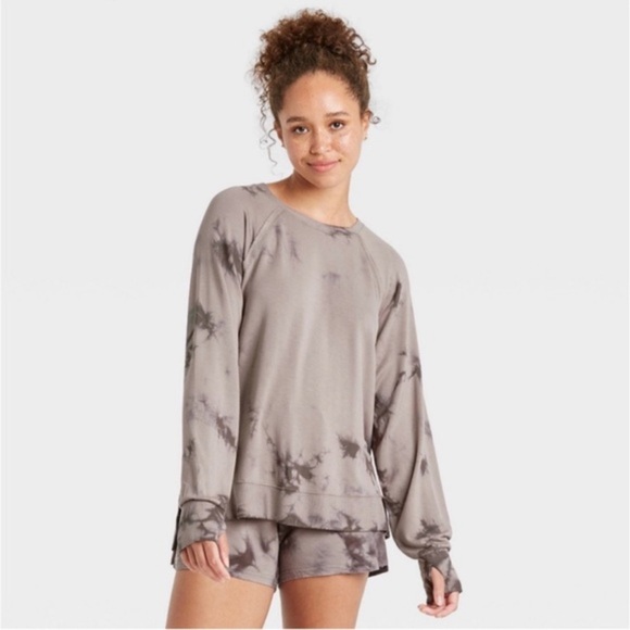 NWT JoyLab Tie Dye Lightweight Sweatshirt - Picture 1 of 10